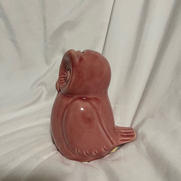 Rose pink owl decor or to put money - Picture 2 of 5